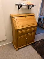 Secretaire blank eiken, Huis en Inrichting, Kasten | Secretaires, Ophalen of Verzenden, Zo goed als nieuw