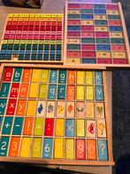Houten leerspellen alfabet en keersommen, Ophalen of Verzenden, Gebruikt, Taal en Lezen