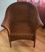 Rotan stoel, Huis en Inrichting, Stoelen, Gebruikt, Bruin, Riet of Rotan, Ophalen of Verzenden
