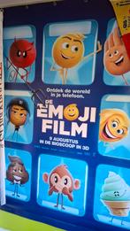 Banner de Emoji film, Verzamelen, Ophalen of Verzenden, Zo goed als nieuw, Film, Poster