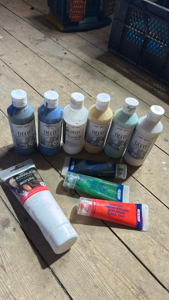 Gratis verfspullen, Ophalen, Gebruikt, Acrylverf