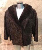 Mooie korte bruine bontjas jas maat 38-40, Maat 38/40 (M), Bruin, Etten-Leur, DJT@dejuistetoon.eu