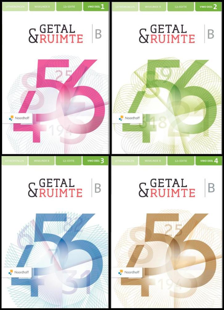 Uitwerkingen Getal & Ruimte VWO B Deel 1 t/m 4. 12e editie, Boeken, Schoolboeken, Nieuw, Wiskunde B, VWO, Ophalen of Verzenden