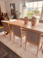 6 eetkamer stoelen velvet / hout zgan, Ophalen, Overige kleuren, Vijf, Zes of meer stoelen, Hout