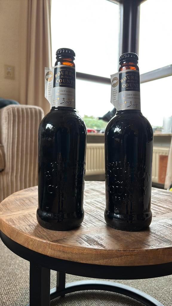 Goose Island Bourbon County Brand Stout 2017 & 2018, Verzamelen, Biermerken, Nieuw, Flesje(s), Overige merken, Ophalen of Verzenden
