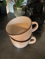 Large pink mugs - set of 2, Keramiek, Ophalen of Verzenden, Zo goed als nieuw, Overige stijlen