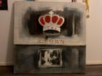 Kroon Schilderij, Antiek en Kunst, Kunst | Schilderijen | Klassiek, Ophalen of Verzenden
