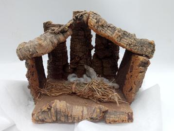 Mooie oude kerststal - kurk beschikbaar voor biedingen