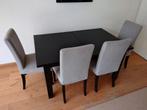 IKEA TAFEL 4/6 PERSOON MET 4 STOELEN, Huis en Inrichting, Tafels | Eettafels, 200 cm of meer, 50 tot 100 cm, Modern, Gebruikt