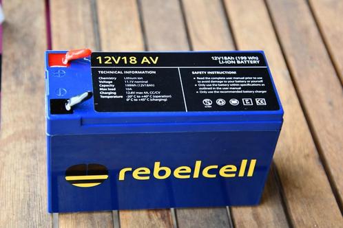 Rebel-cell 12V18 AV voerboot accu Nieuw met 3 jaar garantie!, Watersport en Boten, Hengelsport | Karpervissen, Gebruikt, Overige typen