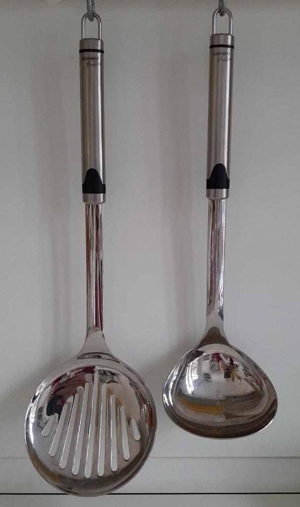 Leifheit Proline schuimspaan soeplepel pizzasnijder ea, Huis en Inrichting, Keuken | Bestek, Los bestek, Rvs of Chroom, Ophalen