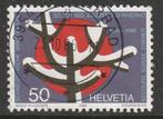 Zwitserland 1986 1328 Winterhulp, Gest, Postzegels en Munten, Ophalen of Verzenden, Gestempeld