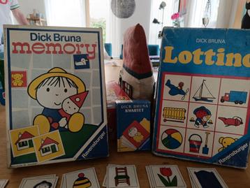 Dick Bruna Memory, Kwartet en Lottino  beschikbaar voor biedingen