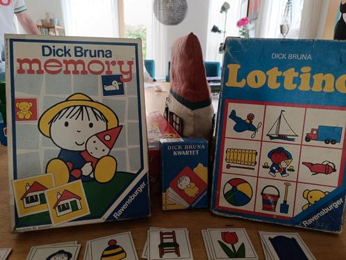 Dick Bruna Memory, Kwartet en Lottino, Hobby en Vrije tijd, Gezelschapsspellen | Overige, Gebruikt, Ophalen of Verzenden