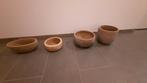 Terracotta buiten planten/bloem potten., Tuin en Terras, Bloempotten, Ophalen, Rond, Binnen, Minder dan 40 cm