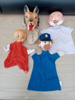 4 x oude handpoppen vintage, Ophalen, Zo goed als nieuw, Overige typen