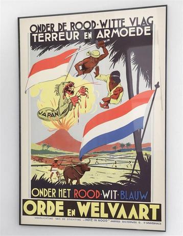 Nederlands Indie Indonesie Propaganda KNIL Poster beschikbaar voor biedingen