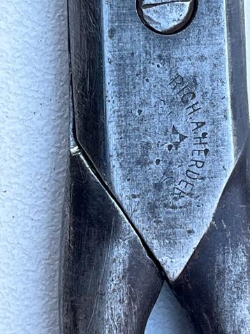 Antieke Rich. A. Herder Schaar Solingen 25cm Lengte beschikbaar voor biedingen