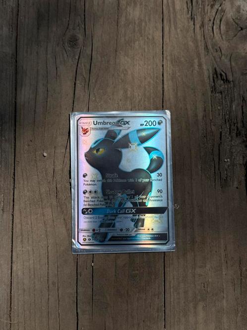 Umbreon GX Pokemon kaart!, Hobby en Vrije tijd, Verzamelkaartspellen | Pokémon, Losse kaart, Ophalen of Verzenden