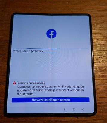 Samsung Galaxy Z fold 3 Wifi werkt niet  beschikbaar voor biedingen