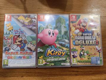 Nintendo Switch Games: Mario & Kirby beschikbaar voor biedingen