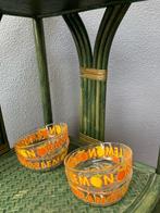 Groen rotan / bamboe kastje plantenrek - vintage retro kast, Antiek en Kunst, Curiosa en Brocante, Ophalen