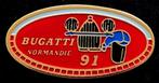 Bugatti Normandie 91 pin- ovaal, Verzamelen, Speldjes, Pins en Buttons, Verzenden, Nieuw, Transport, Speldje of Pin