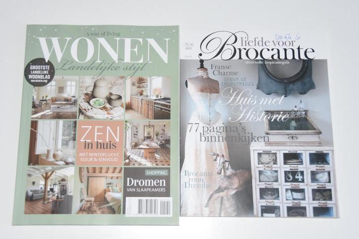 Wonen Landelijke stijl tijdschrift, Boeken, Tijdschriften en Kranten, Damesbladen, Ophalen of Verzenden