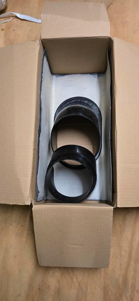 Dakdoorvoer - Nieuw in doos, Doe-het-zelf en Verbouw, Dakpannen en Dakbedekking, Nieuw, Kunststof, Zwart, Minder dan 5 m², Ophalen