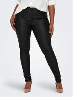 Zwarte coated broek Carpunk van Only Carmakoma Maat 42, O, O, Maat 42/44 (L), Nieuw