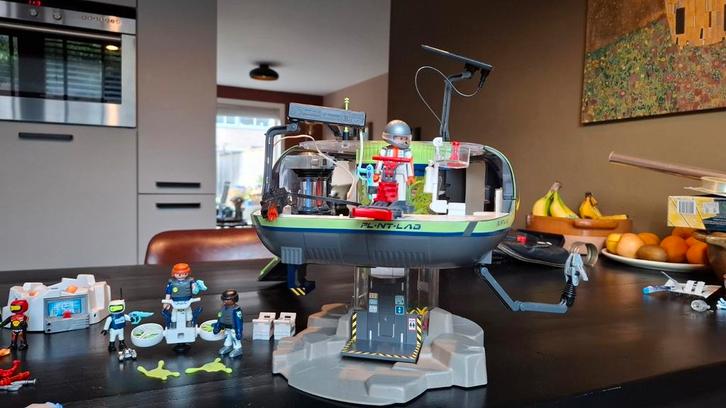 5149 ruimtestation playmobil future planet inc laboratorium, Kinderen en Baby's, Speelgoed | Playmobil, Gebruikt, Ophalen of Verzenden