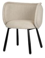 Panda Arm Chair Beige – Luxe Eetkamerstoelen met Armleuning, Overige kleuren, Japandi, Hotel Chique, Modern, Ophalen of Verzenden