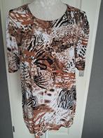 Shirt  Kleur : Wit bruin Maat : L, Kleding | Dames, Overige kleuren, Maat 42/44 (L), Ophalen of Verzenden, Zo goed als nieuw