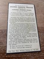 Frencken Johannes 1856 Maasniel 1950 x Waeijen - 28327, Verzamelen, Ophalen of Verzenden, Bidprentje