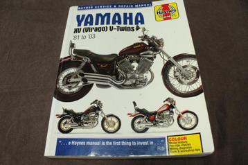 Yamaha XV Virago modellen 1981 - 2002 werkplaatsboek beschikbaar voor biedingen