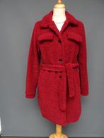 SALE !! SHEIN maat M, wijnrode teddy bontjas., Kleding | Dames, Jassen | Winter, Maat 38/40 (M), Ophalen of Verzenden, Zo goed als nieuw