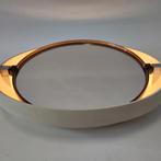 Vintage Make up spiegel space age Allibert wandspiegel lamp, Ophalen, Gebruikt, ., Rond