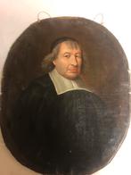 17e eeuws portret/doek/schilderij van een theoloog, Ophalen of Verzenden