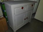 Dressoir grijs geverfd. 76,5cm x 36cm x 77cm., Ophalen, Gebruikt