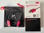 ZILR 8K60P ultra high speed HDMI kabel - 1 meter, Ophalen of Verzenden, Zo goed als nieuw, Minder dan 2 meter, HDMI-kabel