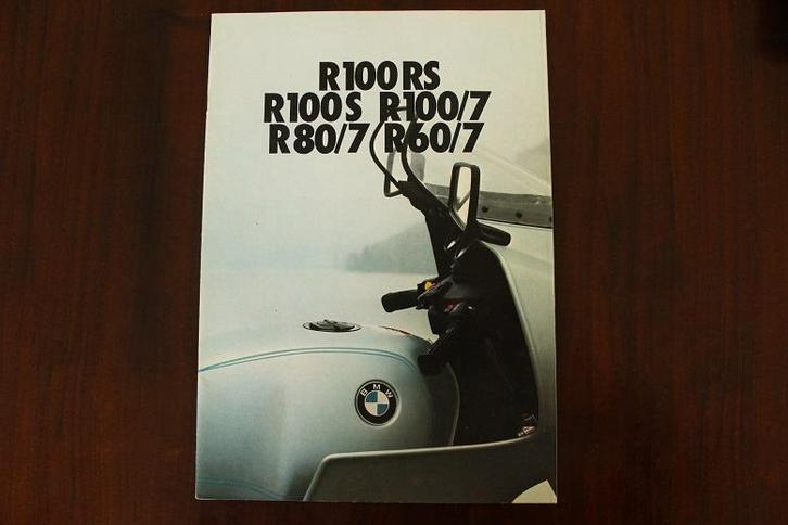 BMW R100RS S R100/7 R80/7 R60/7 1978 motor verkoop folder, Motoren, Handleidingen en Instructieboekjes, BMW, Ophalen of Verzenden