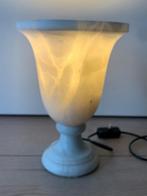 Tafel lamp van marmer, Minder dan 50 cm, Overige materialen, Ophalen of Verzenden, Zo goed als nieuw