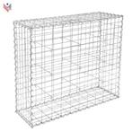 Schanskorf Metalen Stenen Mand 100x80x30 cm, Tuin en Terras, Verzenden, Nieuw, Overige typen