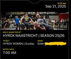 Hyrox Maastricht Women Solo - 21 september, Eén persoon