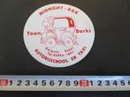 sticker bakel toon derks midnight bar autorijschool taxi, Ophalen, Zo goed als nieuw