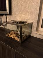 Windlicht vierkant, Ophalen of Verzenden, Zo goed als nieuw, Overige materialen, Minder dan 25 cm