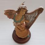 Vintage Italiaanse speeldoos (silent night) engel + harp, Ophalen of Verzenden, Zo goed als nieuw