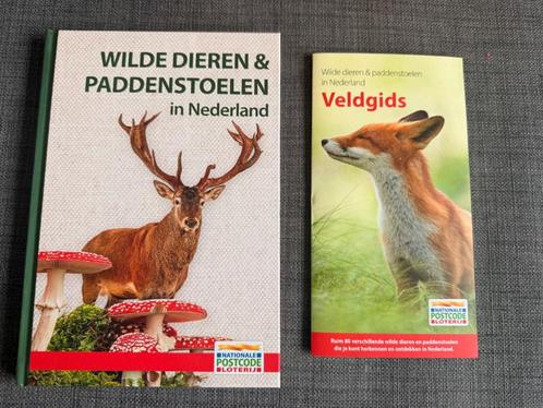 Boek + Veldgids Wilde Dieren & Paddenstoelen in Nederland, Boeken, Natuur, Nieuw, Natuur algemeen, Ophalen of Verzenden