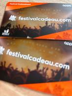 Festivalcadeaubonnen 200 euro, Tickets en Kaartjes, Twee personen