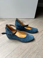 Poccopazza schoenen, maat 39, kleur blauw, zgan., Overige typen, Blauw, Ophalen of Verzenden, Zo goed als nieuw